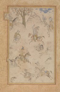 Bir Prens Avı, 16. yüzyılın sonlarında. by Unbekannt