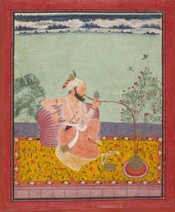 Nargile İçen Bir Raja, ca. 1690-1710. by Unbekannt