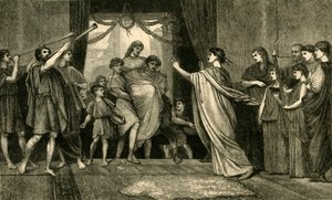 Bir Roma Düğünü. - Eve Gelen Gelinler, 1881. by Unbekannt