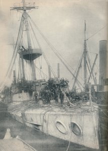 Bir Kurtarma Zaferi. Kurtarma römorkörleri tarafından desteklenen kruvazör Gladyatör, 1908, 1936 by Unbekannt