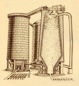 Bölümde Gösterilen Modern Yüksek Fırınlar Seti, c1930. by Unbekannt