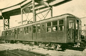 Bir Çelik Araba, New York Yeraltı ve Yükseltilmiş Elektrikli Demiryolları, 1930. by Unbekannt