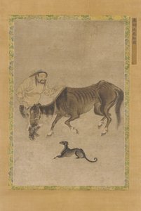 Bir Tatar, zayıf bir at ve bir köpek, Ming hanedanı, 1368-1644. by Unbekannt