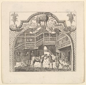 John Shaw için bir Taverna Kartı, 1790