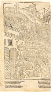 Zar Oynamaya Karşı Bir Uyarı, c. 1500. by Unbekannt