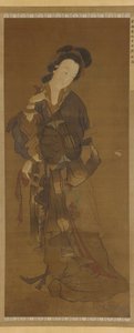 Bir Kadın ve bir kelebek, Ming hanedanı, 16-17. yüzyıl. by Unbekannt