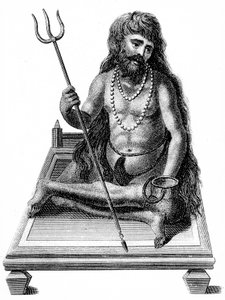Meditasyon yapan bir Yogi, 1811 by Unbekannt