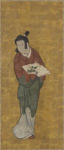 Hayranı olan bir çocuk, Edo dönemi, 17. yüzyılın sonu. by Unbekannt