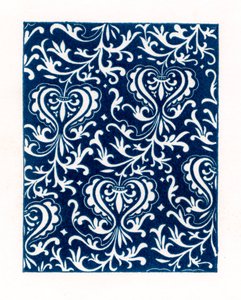 Bir kumaş deseni., 1843 by Unbekannt