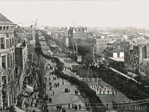 Amerikan başkentinde bir şenlik günü, Washington DC, ABD, 1895. by Unbekannt