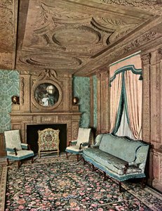 Louis XIII döneminde bir oturma odası, Hôtel Marion du Fresne, Saint-Malo, Fransa, 1938 by Unbekannt