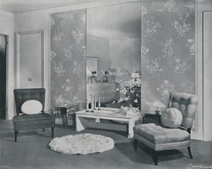 Çinlilerden ilham alan modern bir yatak odası, 1942 by Unbekannt