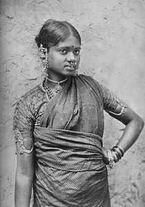 Nautch bir kız, Madras Başkanlığı, 1902 by Unbekannt