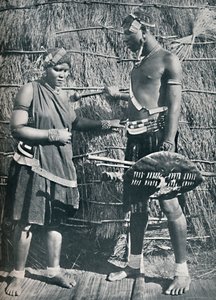 Bir çift Zulu sevgilisi, 1912 by Unbekannt