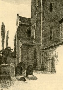 Abbey Dore Kilisesi - Dış Mekan, 1898. by Unbekannt