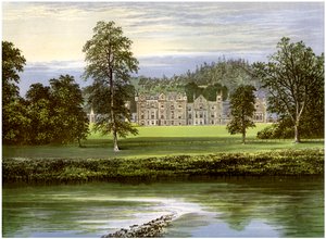Abbotsford, Roxburghshire, İskoçya, Scott ailesinin evi, c1880 by Unbekannt