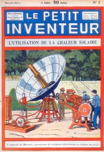 Abel Pifres güneş enerjili matbaa, c1894 [c1927] by Unbekannt
