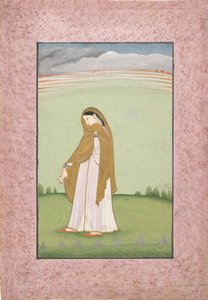 Abhisarika Nayika, Sevgilisini Özleyen Bir Kahraman, yakl. 1790-1800. by Unbekannt