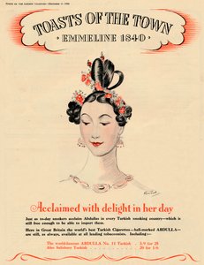 Gününde zevkle alkışlanan, Kasabanın Tostları - Emmeline 1840, 1940 by Unbekannt