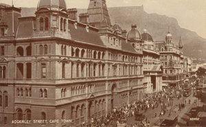Adderley Caddesi, Cape Town, 20. yüzyılın başlarında. by Unbekannt