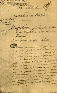 İmparatorluğun anayasalarına ek kanun, 22 Nisan 1815, 1921. by Unbekannt