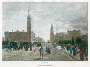 Adelaide, Güney Avustralya, Avustralya, c1890 by Unbekannt