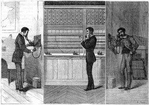Ader telefon sistemi, 1881 by Unbekannt