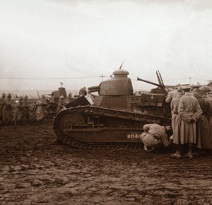 Tanklarla ilerleme, c1914-c1918 by Unbekannt