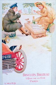 Biscuits Brateau, c1900s için reklam by Unbekannt