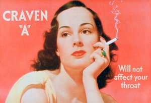 Craven A sigaralarının reklamı, 1939 by Unbekannt