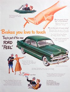 Ford otomobilleri için reklam, 1949 by Unbekannt