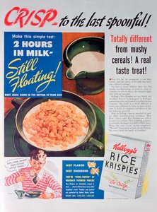 Kelloggs Rice Krispies için reklam, 1939 by Unbekannt