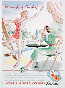 McCallum boyalı renkler için reklam, 1937 by Unbekannt