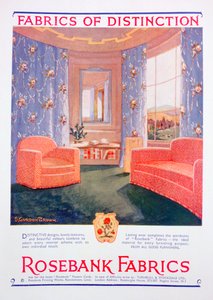Rosebank Kumaş İlanı, 1935 by Unbekannt