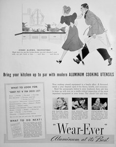 Wear-Ever alüminyum mutfak gereçleri reklamı, 1939 by Unbekannt