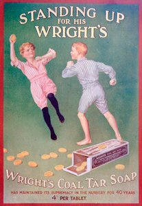 Wrights kömür katranı sabunu için reklam, 1909 by Unbekannt