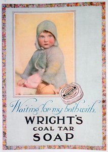 Wrights kömür katranı sabunu reklamı, 1924 by Unbekannt