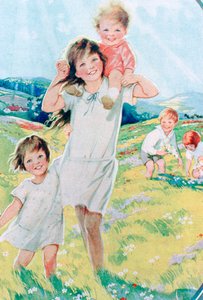 Wrights kömür katranı sabunu için reklam detay, 1920