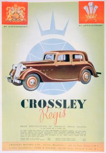 Crossley Regis arabasının reklamı, 1935 by Unbekannt