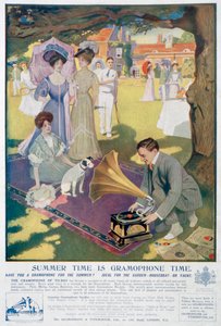 Gramofon ve Daktilo Şirketi Reklamı, 1907 by Unbekannt