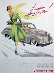 Mercury Sekiz motorlu araba reklamı, 1939 by Unbekannt