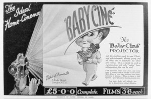 Pathe Babycine film projektörü için reklam, 1926 by Unbekannt
