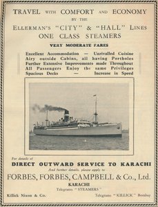 Ellermans vapurları için reklam, 1936. by Unbekannt
