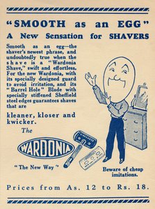 Wardonia tıraş makinesinin reklamı, 1936. by Unbekannt