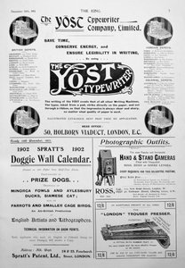 King dergisinden reklam sayfası, 14 Aralık 1901 by Unbekannt