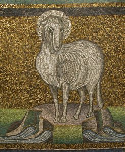 Agnus Dei, Bizans, 20. yüzyılın başları, 6. yüzyıla ait orijinal. by Unbekannt