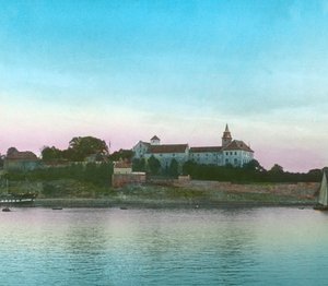 Akershus kalesi, Christiania, Oslo, Norveç, 19. yüzyılın sonları ile 20. yüzyılın başlarında. by Unbekannt