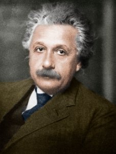 Albert Einstein, Alman-İsviçreli-Amerikalı matematikçi ve fizikçi. by Unbekannt