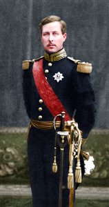 Albert I 1875-1934, Belçika Kralı 1909, askeri üniformalı by Unbekannt