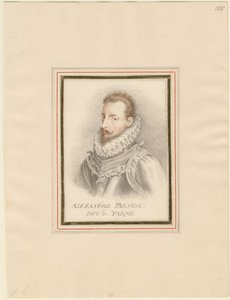 Alexander Farnese 15451592, Parma Dükü by Unbekannt